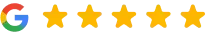 Google logo and five-star rating.